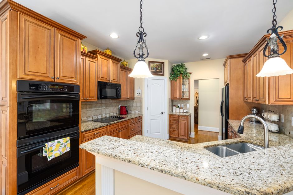 Granite kitchen countertop